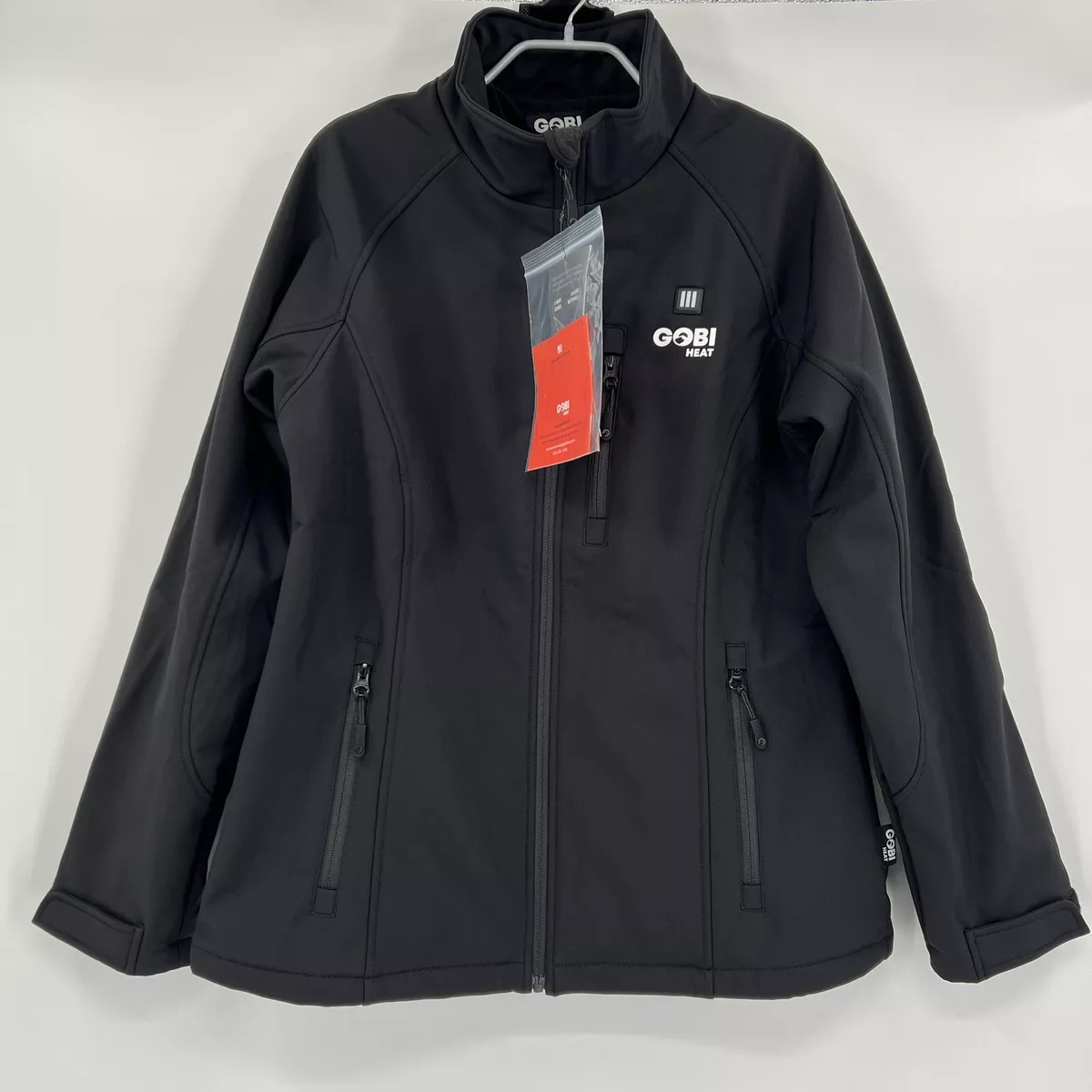 Gobi Heat Sahara Women s 3 Zone Heated Jacket in Black Onyx sz XL Full Zip NWT