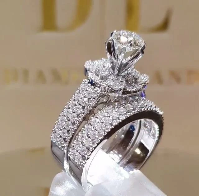 Engagement silver deals rings for ladies
