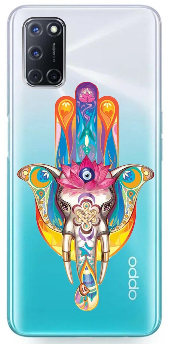 PEIYE Cover Per Oppo A80 5G, Custodia In Silicone TPU Morbido, Angoli In Silicone Antiurto, Case Semi-Trasparente Con Colore Sfumato - Protezione Elegante -Viola Blu - Foto 6