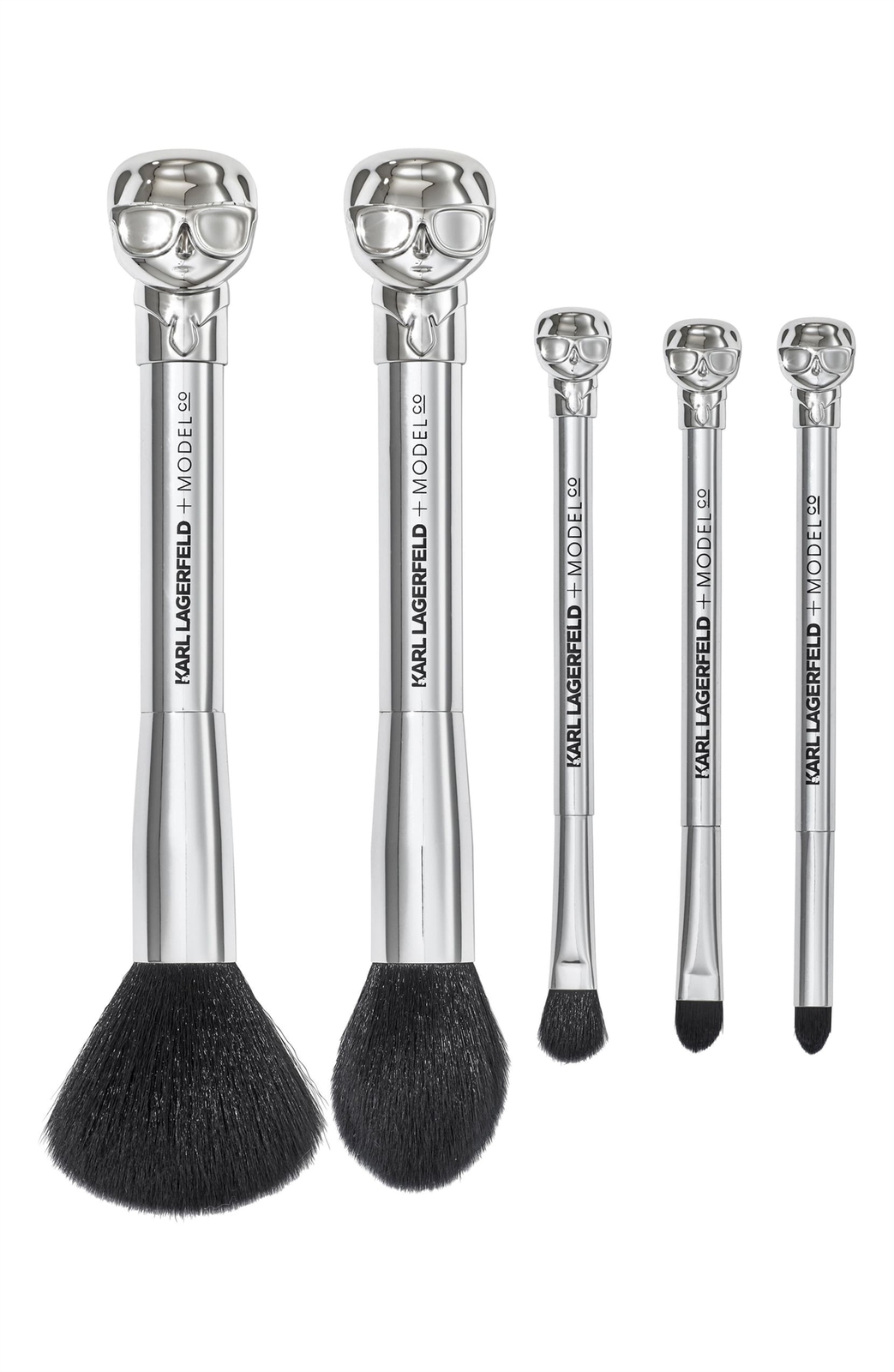 KARL LAGERFELD + MODELCO Juego de pinceles Karl coleccionables Kiss Me Karl