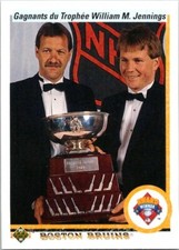 1990 Upper Deck French Award Winners #209 Andy Moog / Rejean Lemelin
