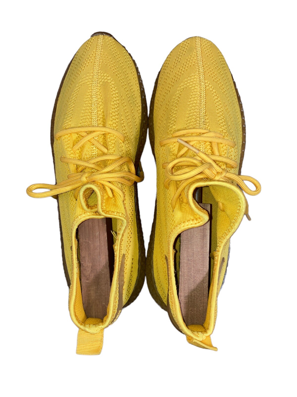 Scarpe da allenamento gialle Pony Product of New York Athletic da uomo taglia 11 USA