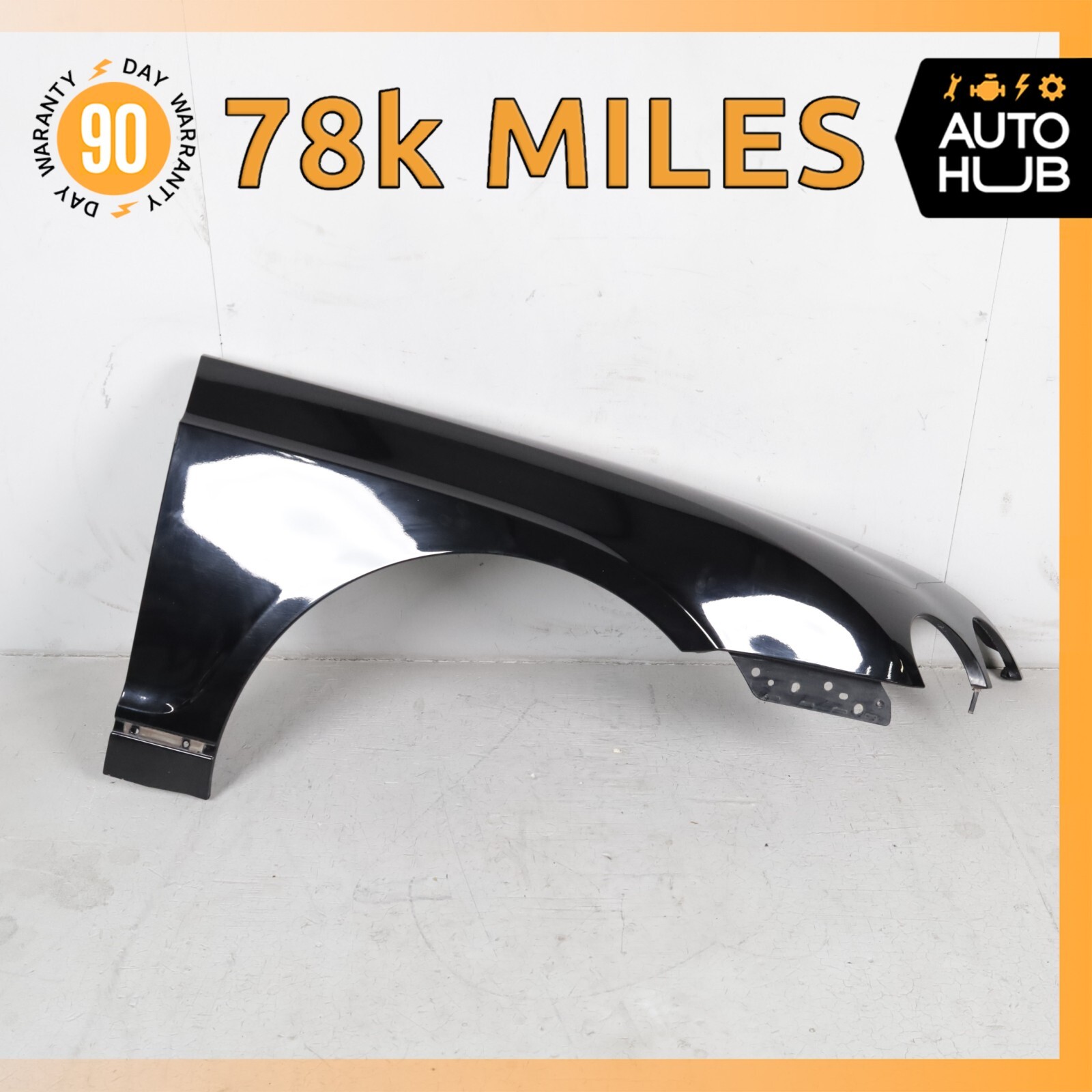06-13 Bentley Continental Flying Spur Right Side Fender Assembly OEM 78k
