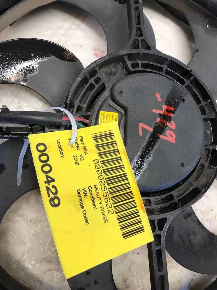 Conjunto de ventilador de refrigeración radiador lado izquierdo HYUNDAI XG350 2001-2005 sedán LH G Foto 2 de 4