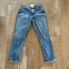 Reformation Womens Julia High Cigarette Boho Jeans Mid Rise Size 27