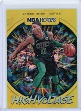 2019/20 Panini Hoops Basketball High Voltage #25 Jayson Tatum