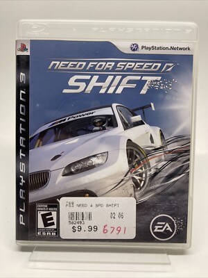 Need for Speed: Shift (Sony PlayStation 3, 2009) PS3 CIB Tested Working
