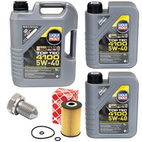MotoröL Set 5W-40 Liqui Moly 7 Liter + ÖLfilter + Schraube FüR VW Multivan V