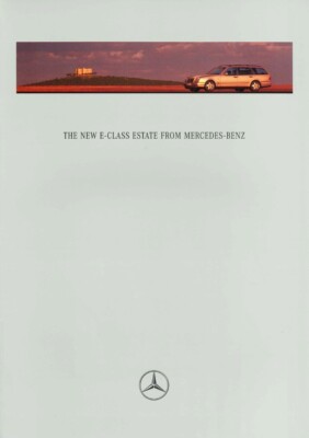 Mercedes-Benz E-Klasse Limousinen Auto Verkaufsprospekt Februar 1996 UK Edition