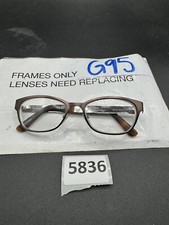Marc Jacobs MMJ 606 8ZC Matte Brown Gray Eyeglasses Frames 52-17 140 Women