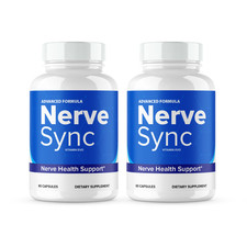  2 Pack Nerve Sync Nerve Health Support Capsules, NerveSync Pills 120 Capsules