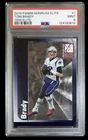 2019 panini donruss #1 tom brady; elite 1999 retro throwback insert PSA 9