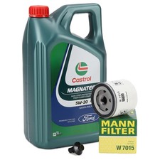 5L CASTROL MAGNATEC 5W-20 E Motoröl + MANN Ölfilter für FORD 1.0-2.3 1751529