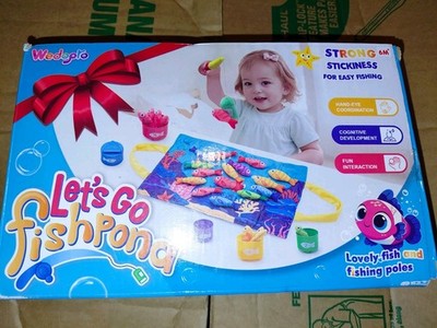 Let's Go Fish pond Fishing game set montessori