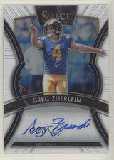 2019 Panini Select Signatures White Prizm 3/35 Greg Zuerlein #SP-GZ Auto 0a3