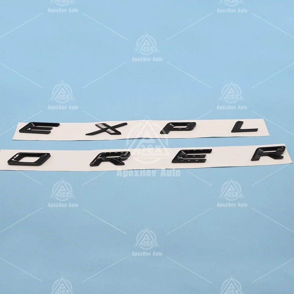 3D Gloss Black Rear Tailgate Insert Letters Emblem For 2011-2024 Explorer Sport — 第 4/4 张图片