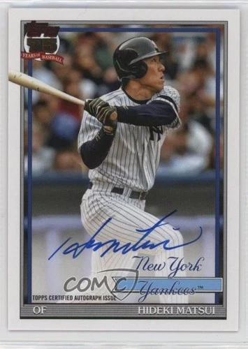 2026 Topps Series 1 Hideki Matsui 1991 Topps Baseball Autographs (RAW)