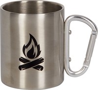 Cs Karabiner Becher Edelstahl Tasse - Urban & Gray Camping