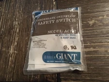Little Giant Model ACS-2 Condensate Overflow Safety Switch