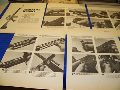 ARMALITE AR-180 (223 REM/5.56MM) RIFLE..DISASSEMBLY/STRIP & DETAILS (61SS)