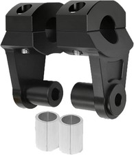 Pivot Handlebar Risers - 2in Universal Motorcycle for 7/8" or 1-1/8in.Handleb...