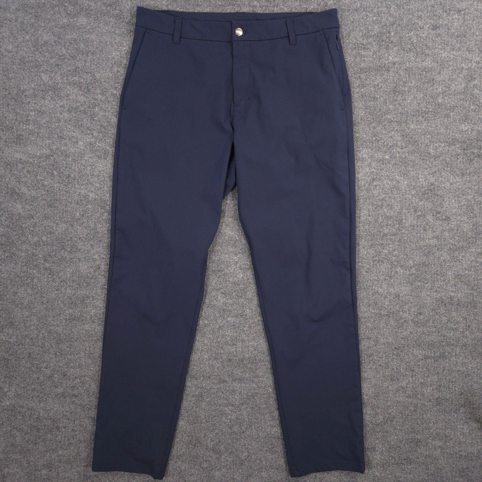 Lululemon Commission Pants Mens 34X31 Navy Blue Classic Performance Golf Casual
