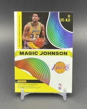 Panini Magic Johnson Basketball Autographed Sports Trading Cards