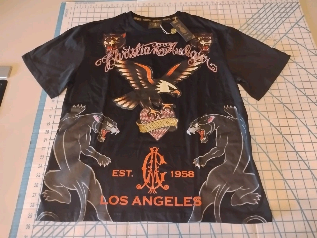 Christian Audigier Black T-Shirts for Men for sale | eBay