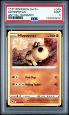 2022 Hippopotas 079/189 SWSH Radianza Astrale Pokemon PSA 9 come nuovo