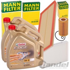 MANN FILTERSET INSPEKTIONSKIT+5W30 MOTORÖL für MERCEDES V KLASSE VITO W447 CDI D