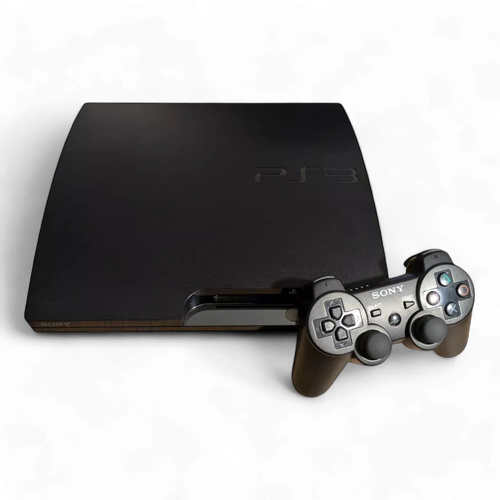 Console PS3 Slim 320 Go (CECH-2504B) - Sony Playstation 3 + Câbles, Manette Et Jeu