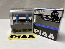 Piaa He-926 Hyper Arros 5000k Halogen Bulbs Up To 120 More Light H11 Sh7