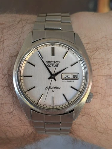 Vintage '77 Seiko 6306-8000 JDM Actus Quasi-Diver's Watch, Orig. Band, Works