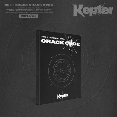 KEP1ER CRACK CODE 8th Mini Album MD Ver/QR+Metal Badge+PhotoCard+Accordion Paper
