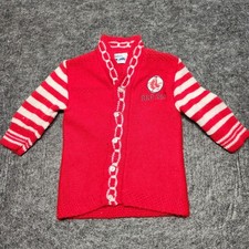Vintage Brandon USA Made Boston Red Sox Baseball Cardigan Sweater Infant Toddler