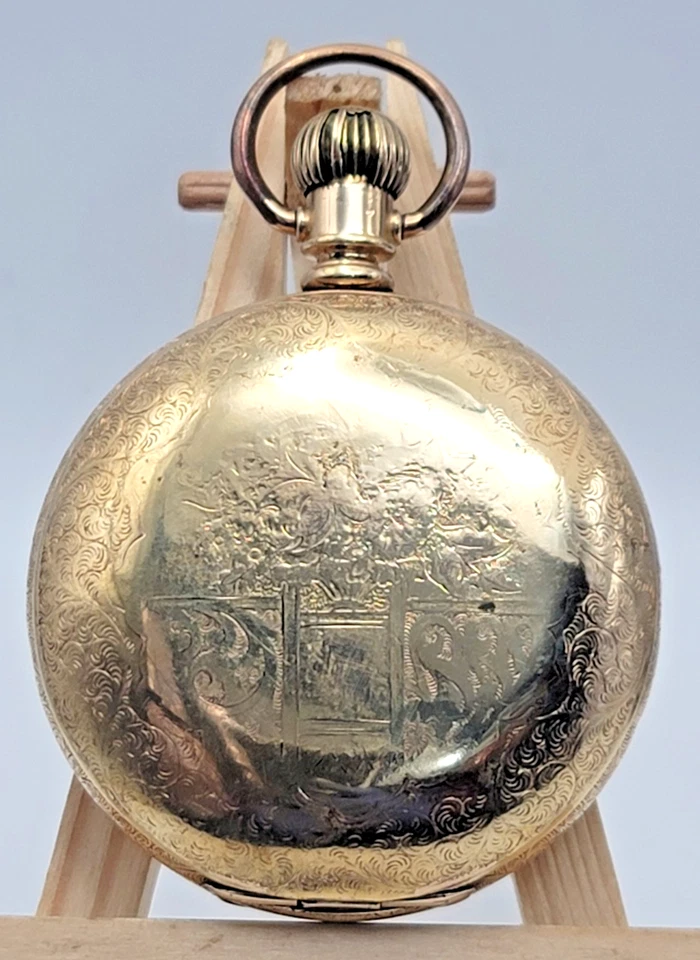 Reloj Bolsillo Columbus 11J 18s 1889 Full Hunter Keystone Cyclone GF FUNCIONA -SB8b Foto 2 de 4