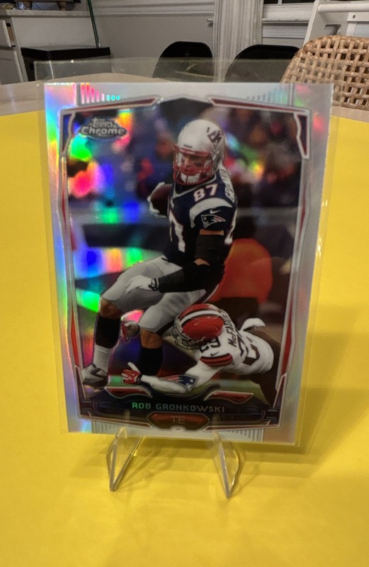 2014 Topps Chrome - Rob Gronkowski #82 Refractor