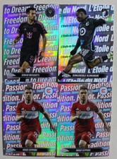 Topps Soccer 4-Card Lot - Sergio Busquets Bongokuhle Hlongwane Hugo & More