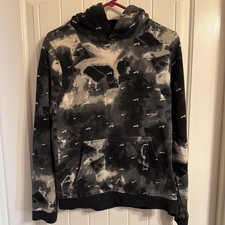 Nike Logo Hoodie Boys 10-12 Black/Tan Camo