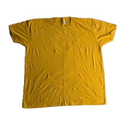 Power Girl T-shirt American Apparel 3XL Yellow Design On Back