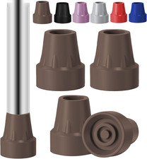 4 Pack Replacement Rubber Cane Tips 3/4 Inch Heavy Duty Rubber Crutch Tips Non