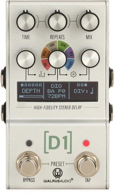 Walrus Audio Mako MKII D1 High-fidelity Stereo Delay Pedal