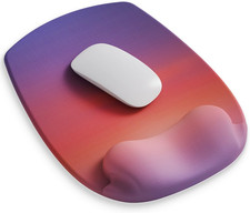 ErgoFlow Gel Wrist Rest Mouse Pad-Ergonomic Cushion for Desk, Cute Aesthetic Com