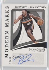 2020-21 Panini Immaculate Modern Marks 98/99 Rudy Gay #MM-RGY Auto s3g