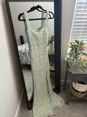 Windsor Sage Green Beaded Formal Dress New Size Xs