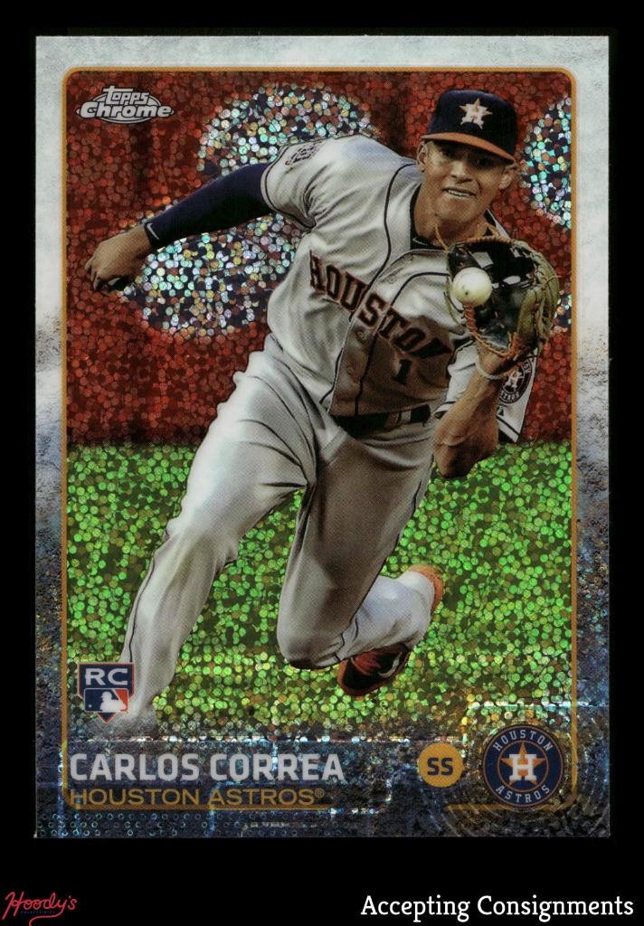 2015 Topps Update Chrome #US174 Carlos Correa RC ROOKIE ASTROS