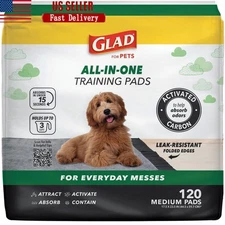 Activated Carbon Puppy Pads W/ Pheromonal Attractant & Odor Neutralization New