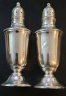 W M Rogers MFG. Co. Sterling Silver: Rare Vintage Weighted Salt & Pepper Shakers — photo 10