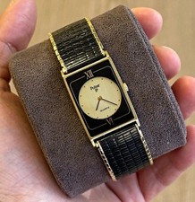 Pulsar Quartz Gold-Tone Rectangle Dial Roman Numerals Quartz