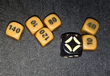 Pokemon TCG Dice Set New - BROWN Dice As Shown In Photo SHIPS FREE